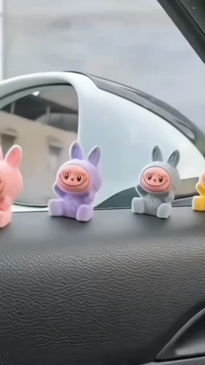 Trendy Labubu Mini Car Dashboard ( Pack of 4 )